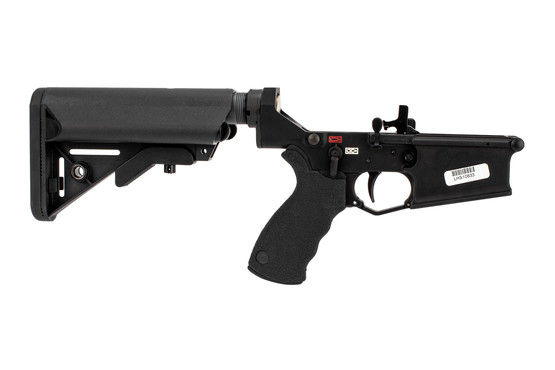 MARS-H Complete .308 Lower Receiver from LMT has a durable hard coat anodized black finish